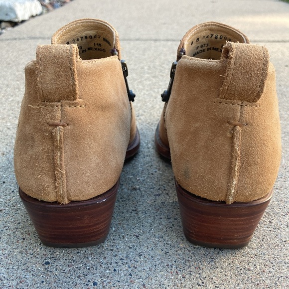 🐬 Frye Sacha Moto Shootie Tan Suede Boot - Picture 8 of 15